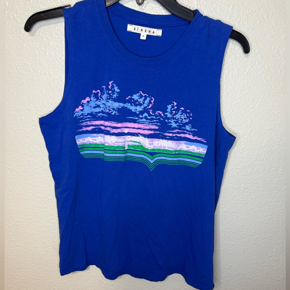 Xirena true tank in surfer blue - Picture 2 of 5